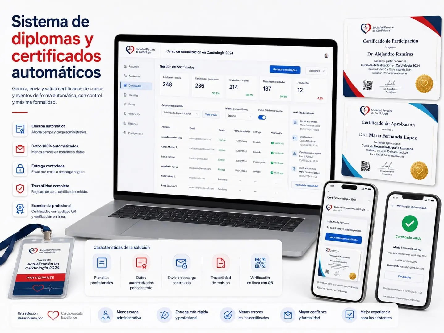 Diplomas y certificados automaticos