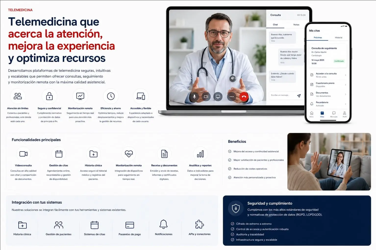 Telemedicina y seguimiento digital del paciente